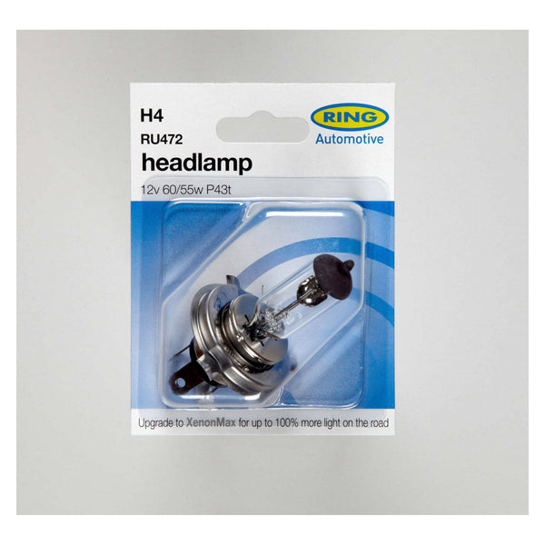 Ring H4 halogen headlamp bulb 12V 60/55W