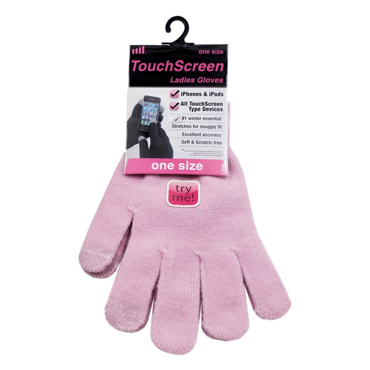 RJM ladies phone touch gloves, view 2