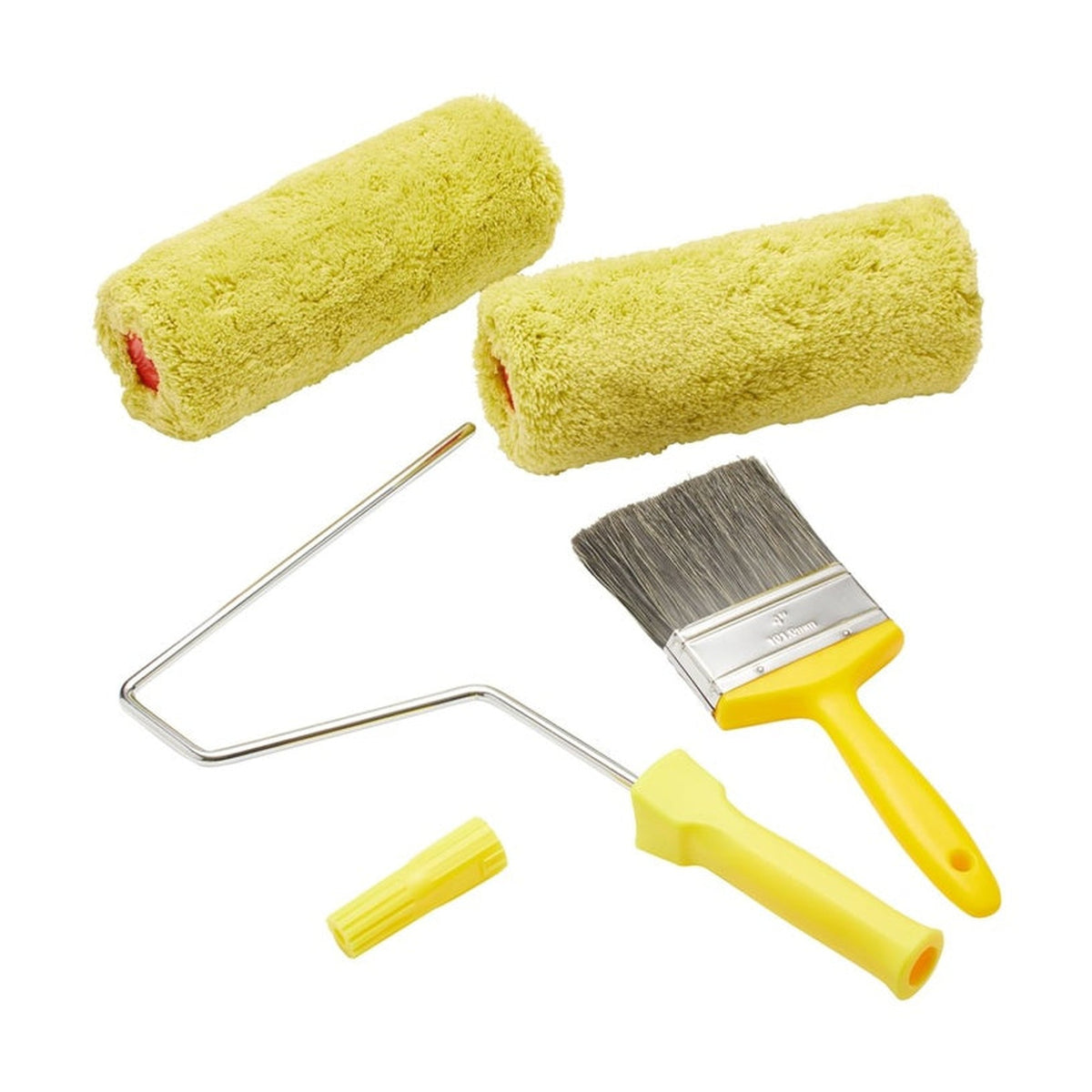 Rodo twin head masonry kit with 9 inch roller and pole, view 2