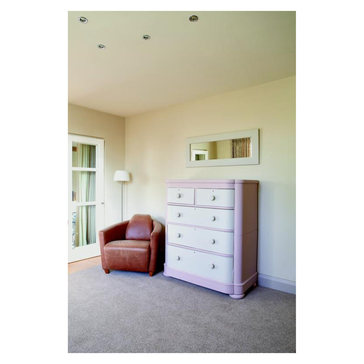 Ronseal Chalky Furniture Paint 750ml in English Rose, view 2