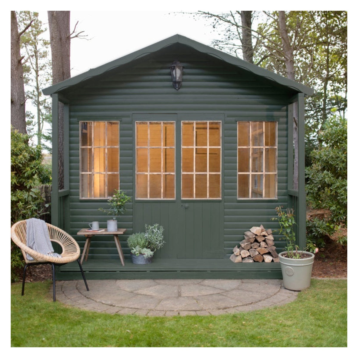 Ronseal Fence Life Plus 5L tin in Forest Green, view 4