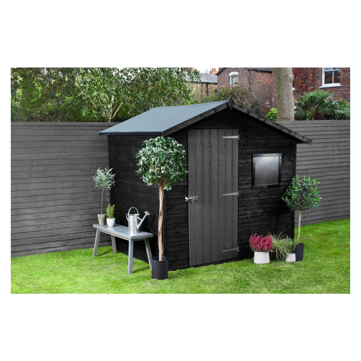 Ronseal Fence Life Plus 9L in Charcoal Grey, view 3