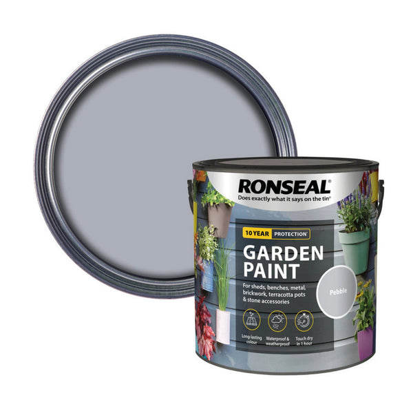 Ronseal Garden Paint Pebble 2.5L tin