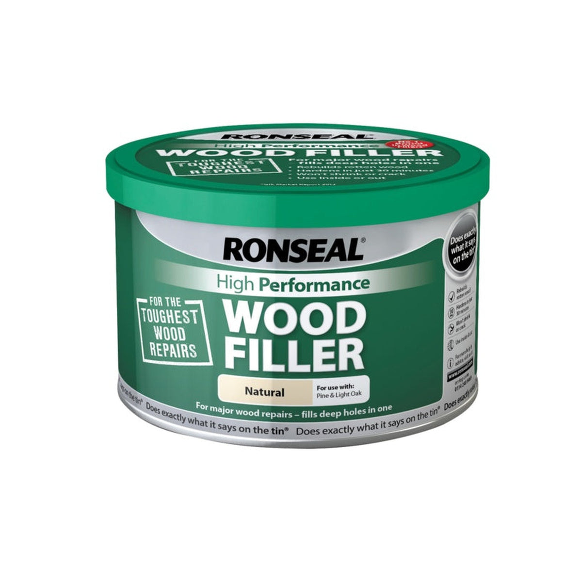 Ronseal High Performance wood filler natural 275g