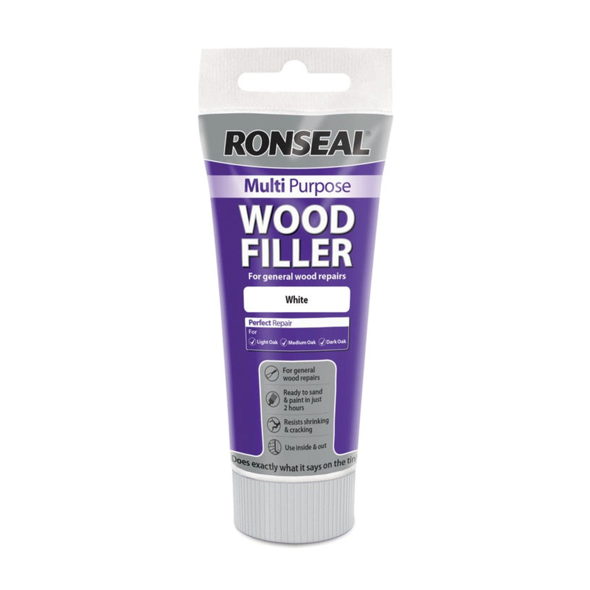 Ronseal Multi Purpose Wood Filler 100g in White
