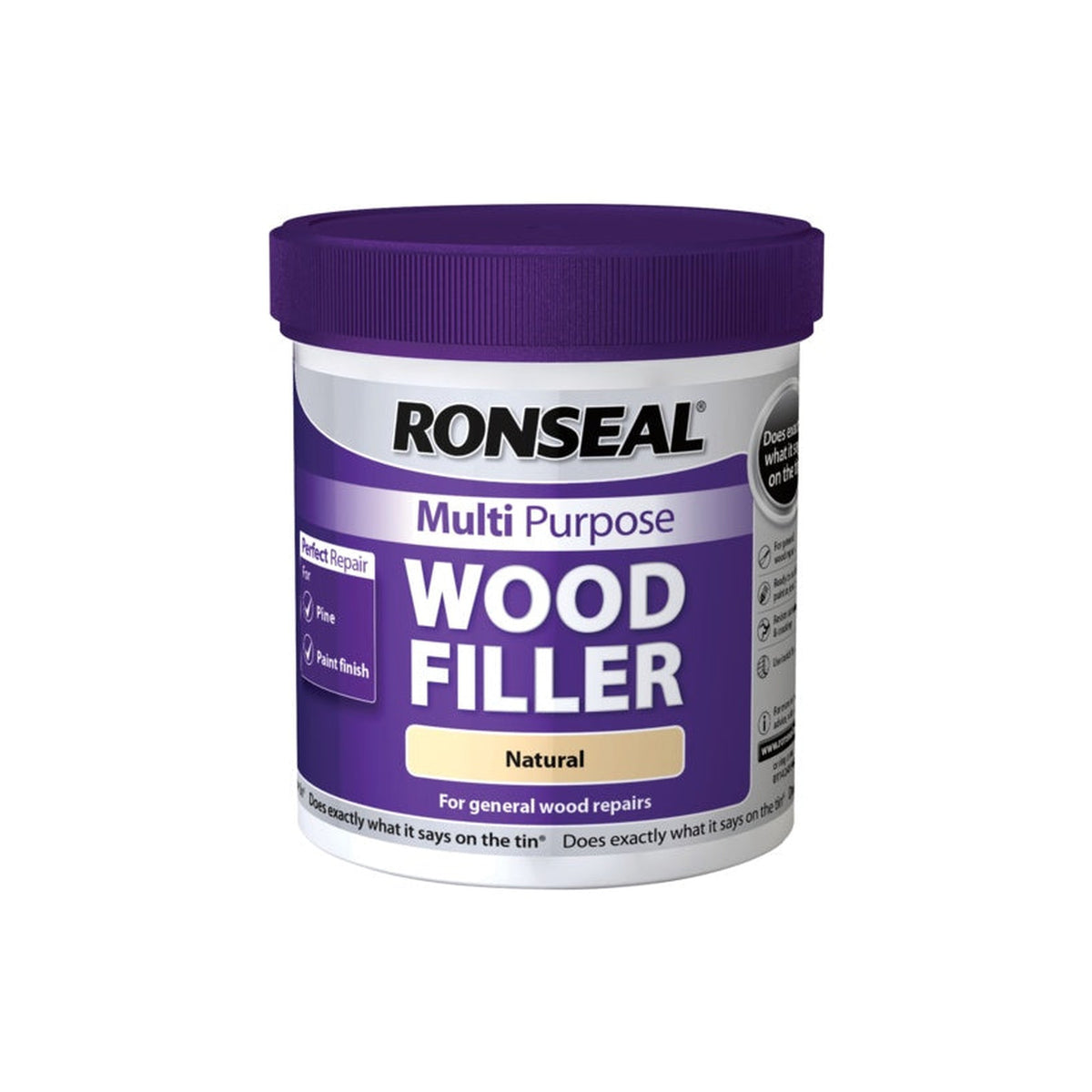 Ronseal Multi Purpose Wood Filler 930g tub in Natural