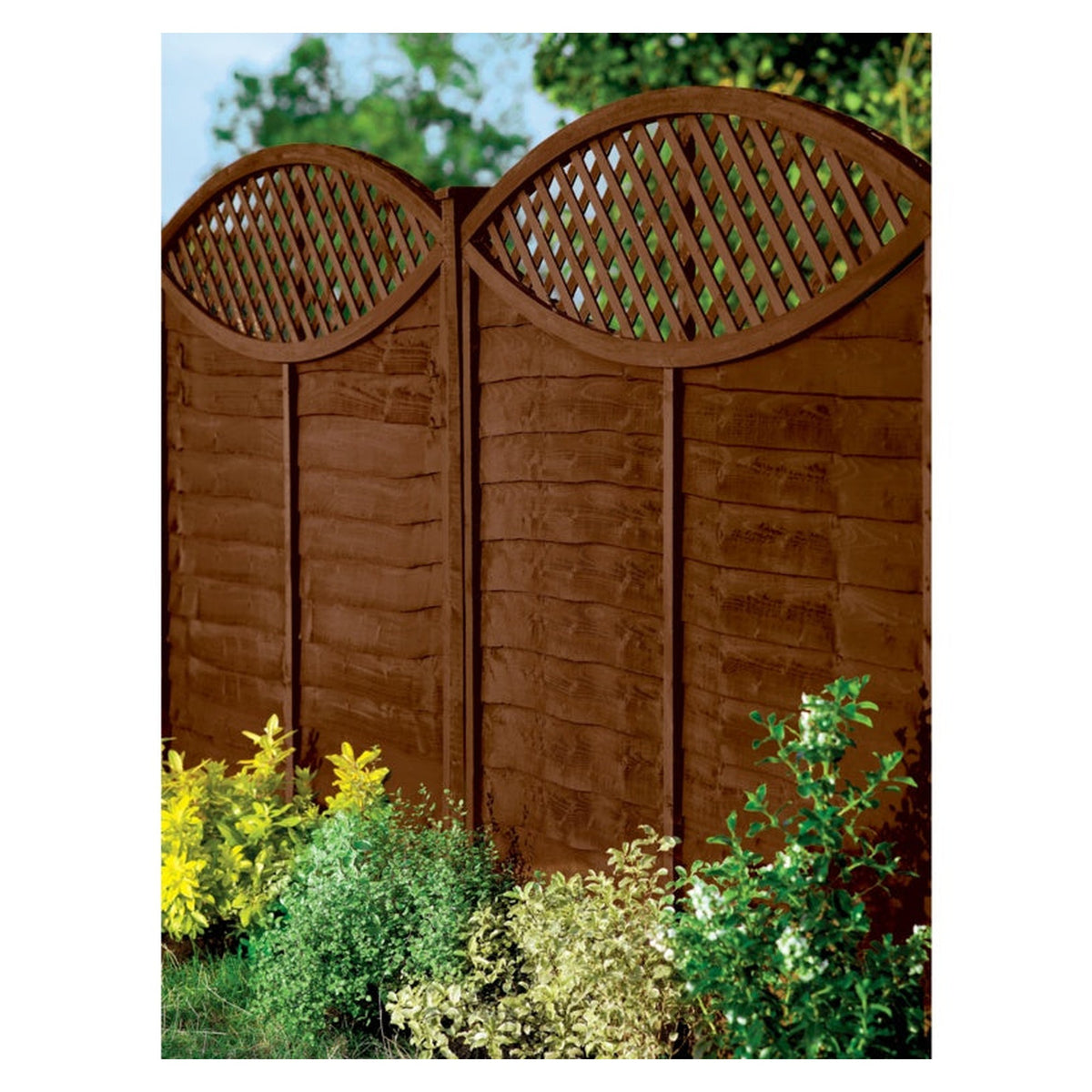 Ronseal One Coat Fence Life Dark Oak 9L tub, view 2