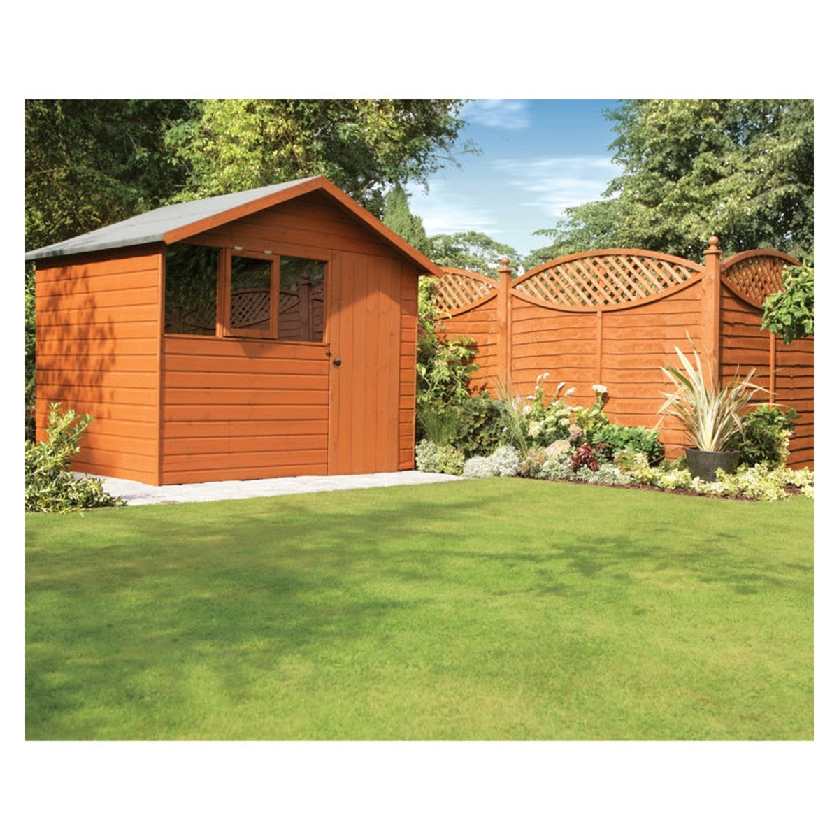 Ronseal One Coat Fence Life Harvest Gold 9L tub, view 2