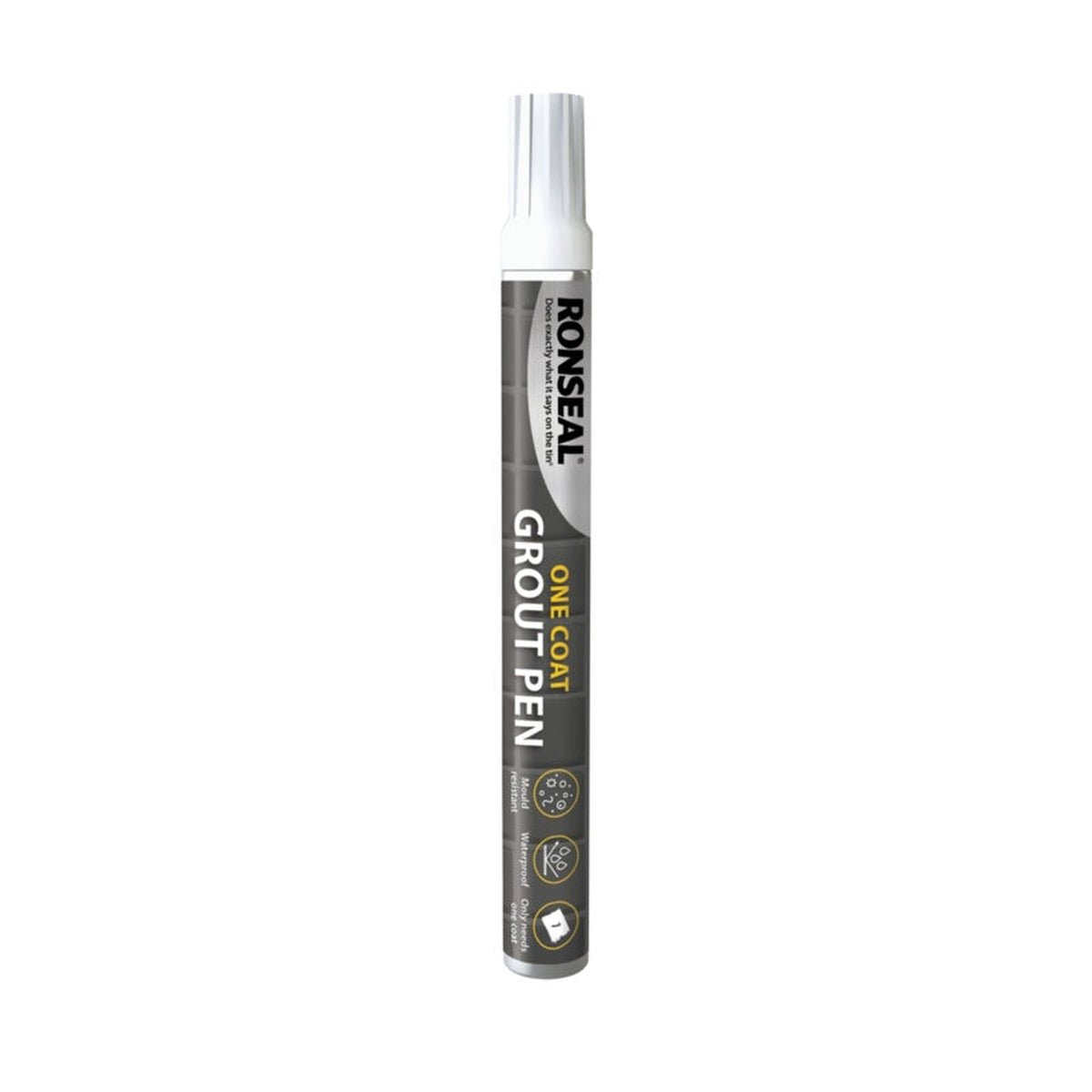 Ronseal One Coat Grout Pen in Brilliant White