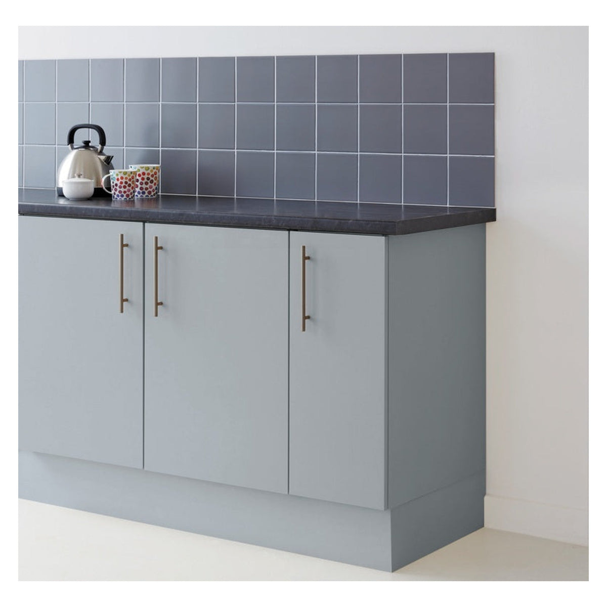 Ronseal One Coat Tile Paint 750ml tin in Granite Grey Satin, view 3