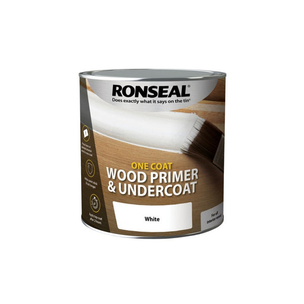 Ronseal One Coat Wood Primer & Undercoat 2.5L