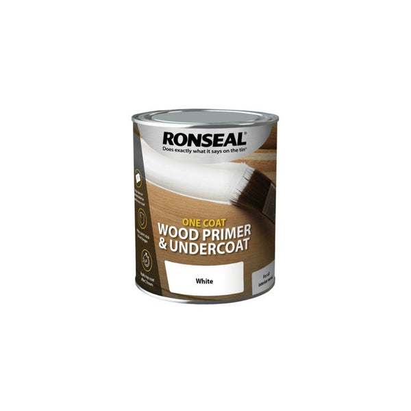 Ronseal One Coat Wood Primer & Undercoat 750ml