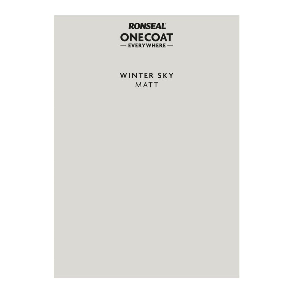 Ronseal Peel & Stick One Coat Everywhere sample in Winter Sky Matt