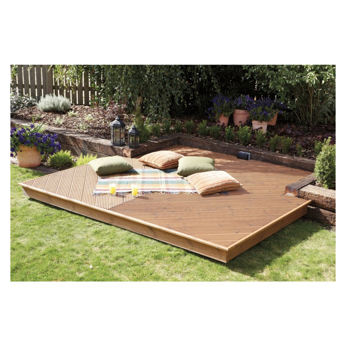 Ronseal Quick Drying Decking Oil 5L in Natural, view 3