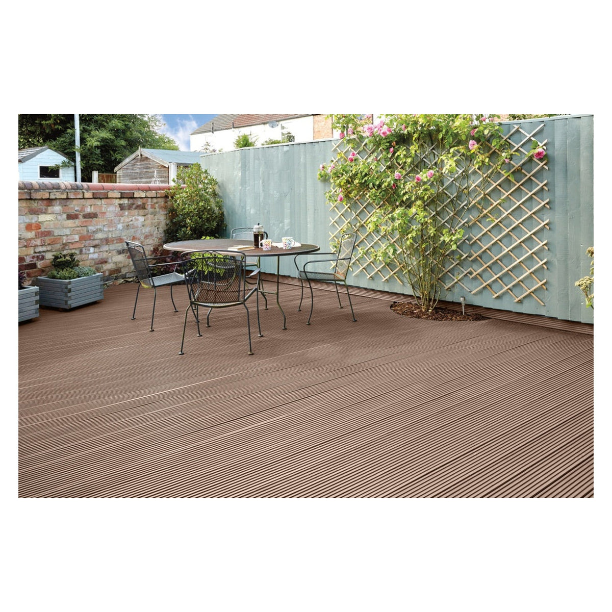 Ronseal Ultimate Protection Decking Paint Chestnut 5L tin, view 2
