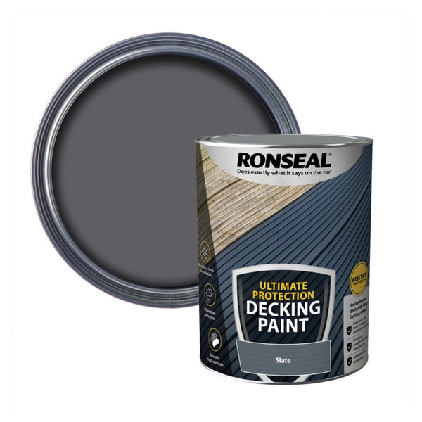 Ronseal Ultimate Protection Decking Paint Slate 5L tin