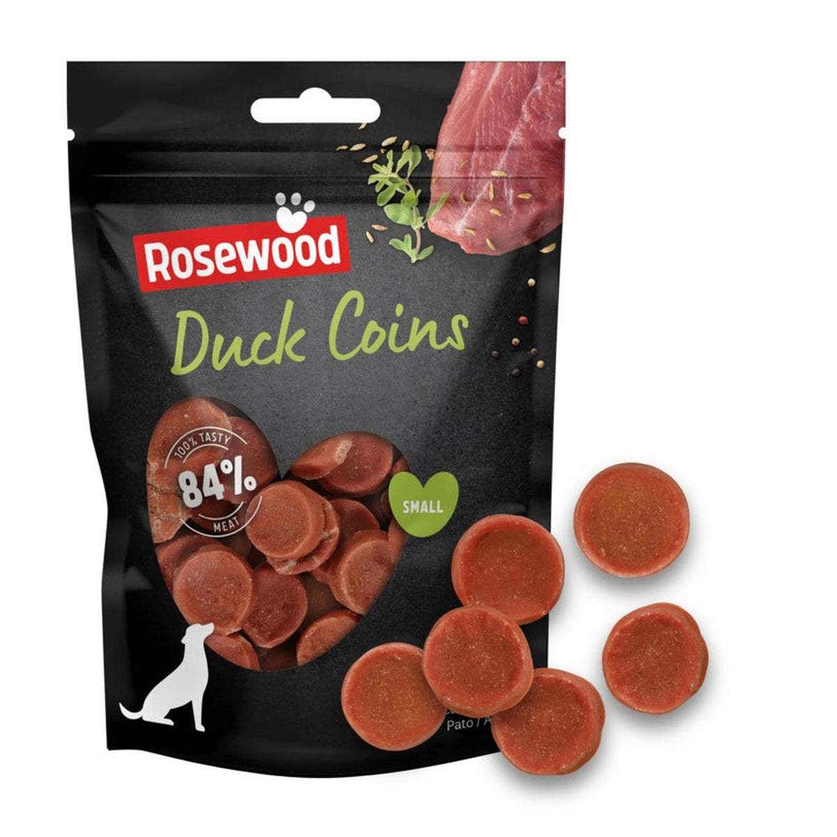 Rosewood Duck Coins dog treats 100g, view 4