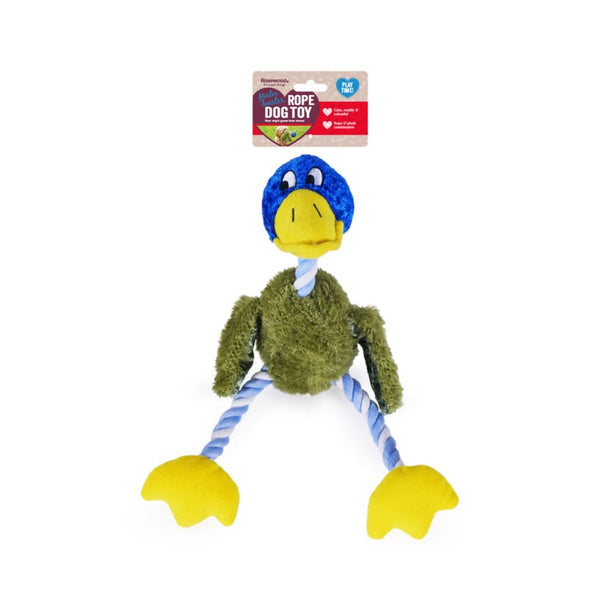 Rosewood Mister Twister Delia duck dog toy