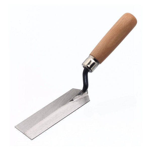 RST margin trowel 130 x 50mm with wooden handle