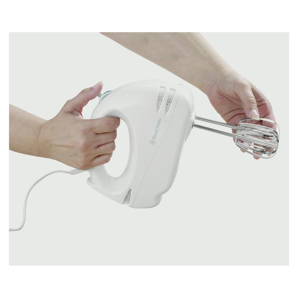 Russell Hobbs 200W hand mixer with chrome beaters, view 5