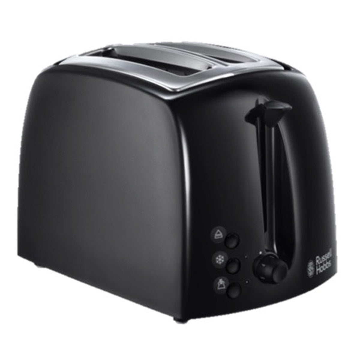 Russell Hobbs Textures black 2 slice toaster