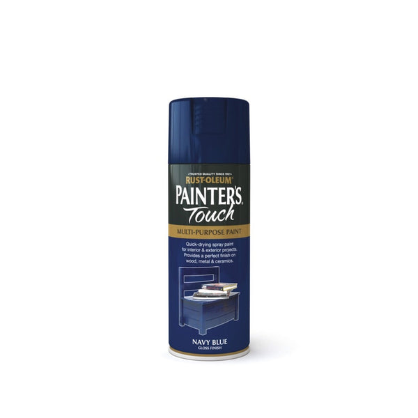 Rust-Oleum Painter's Touch 400ml aerosol in Navy Blue Gloss
