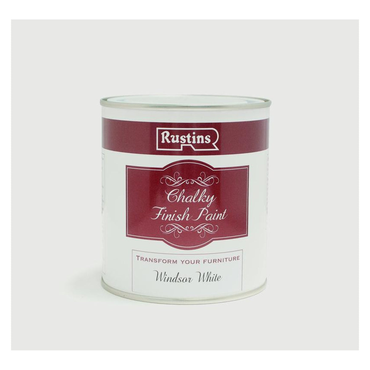 Rustins Chalky Finish 250ml tin in Windsor White