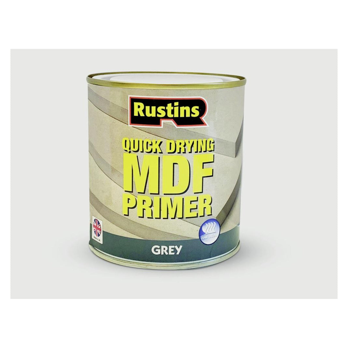 Rustins MDF Primer Grey 250ml tin