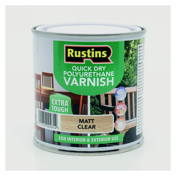 Rustins polyurethane matt varnish 250ml