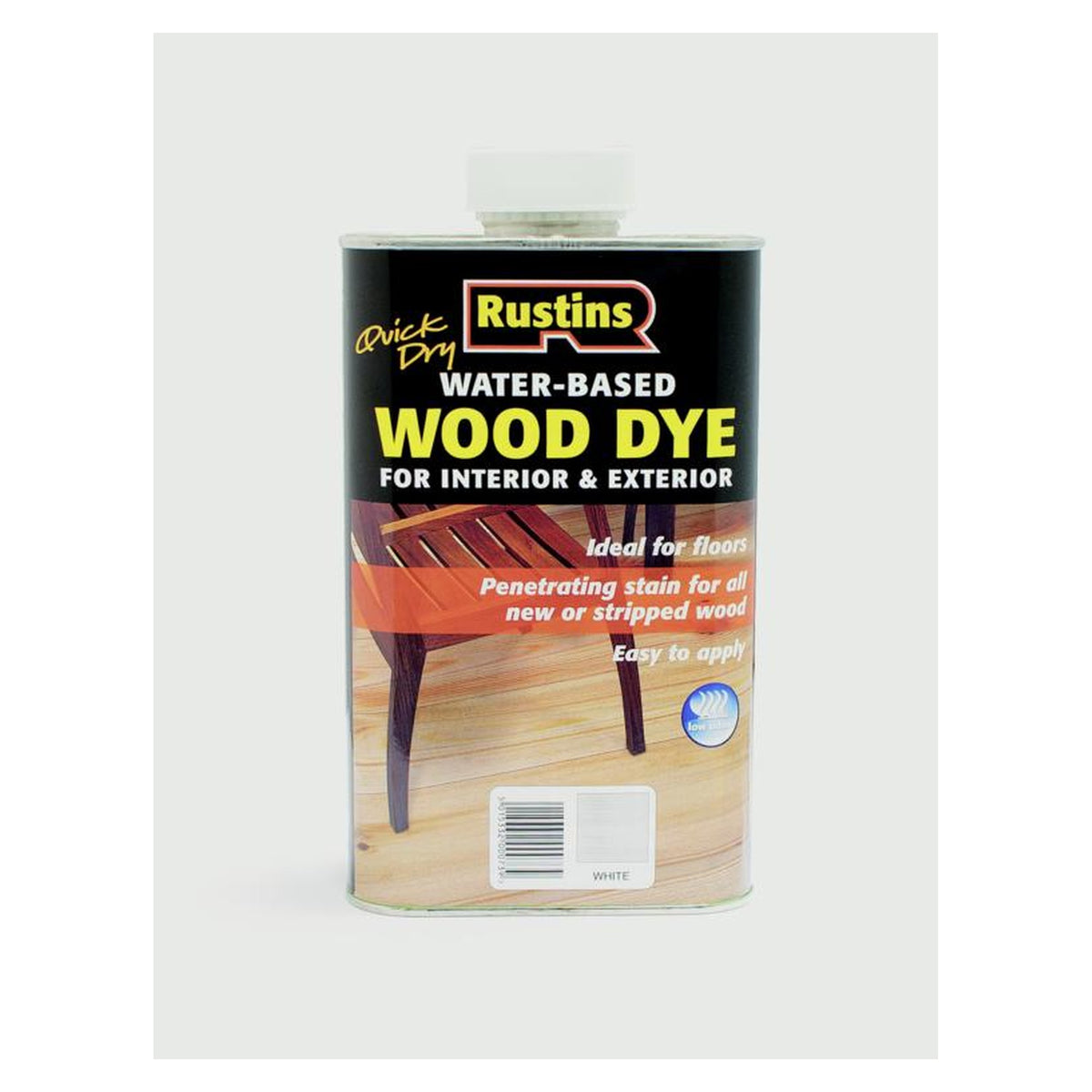 Rustins Quick Dry White Wood Dye 250ml