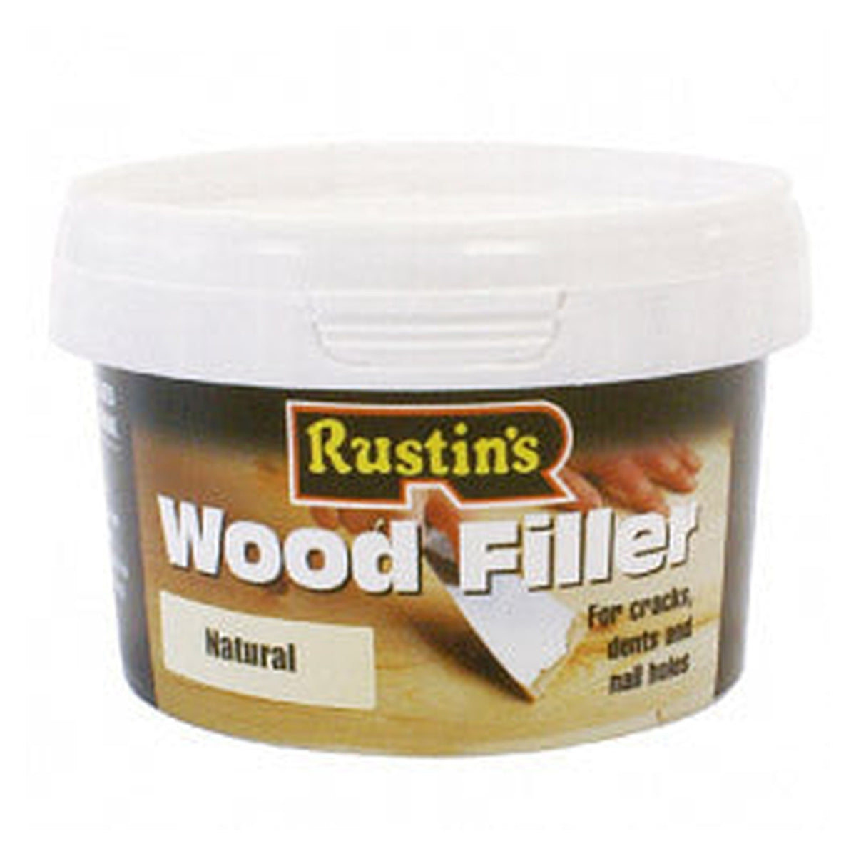 Rustins Wood Filler Natural 500g tub