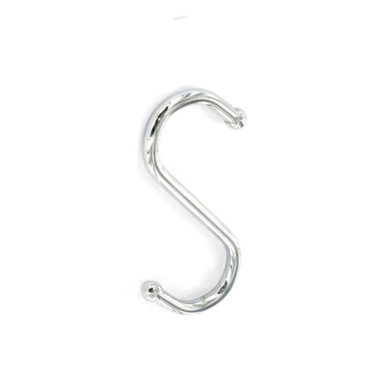 S Hook W Ball Tip Chrome Plated - 80mm