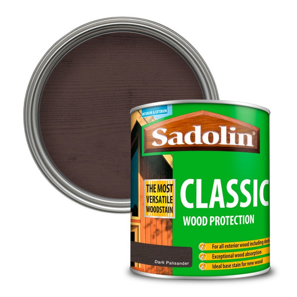 Sadolin Classic Wood Protection 1L in Dark Palisander
