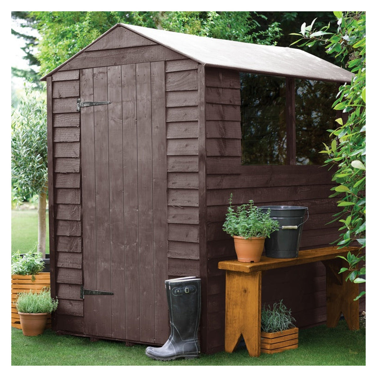 Sadolin Classic Wood Protection 1L in Dark Palisander, view 3