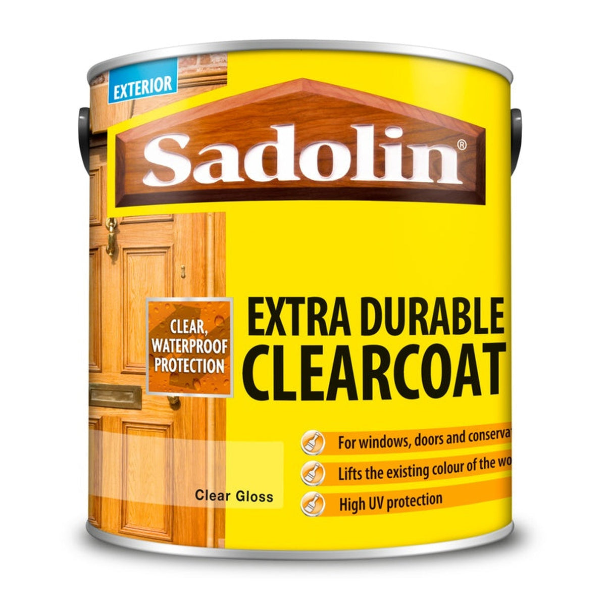 Sadolin Extra Durable Clearcoat Gloss 2.5L tin