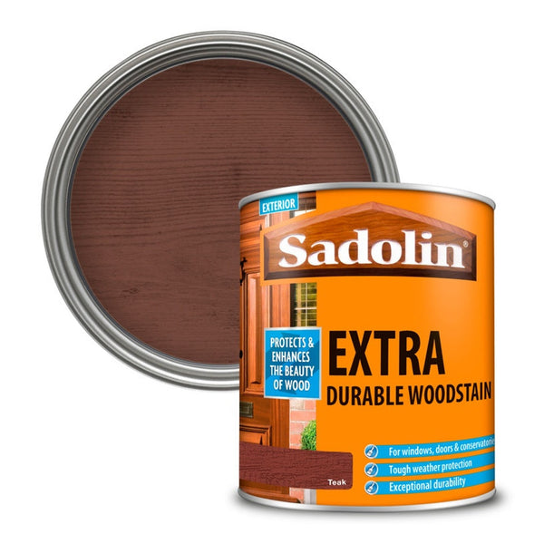Sadolin Extra Durable Woodstain 1L in Teak
