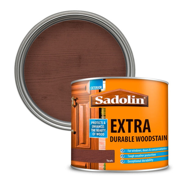 Sadolin Extra Durable Woodstain 500ml in Teak