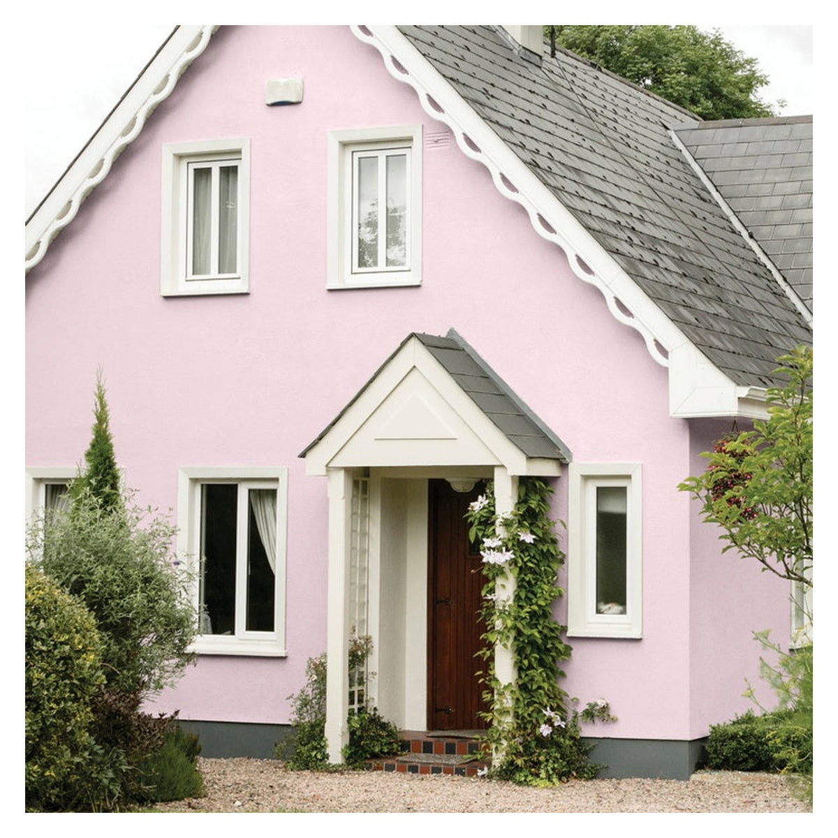 Sandtex Smooth Masonry Paint 5L Somerset Pink tin, view 2