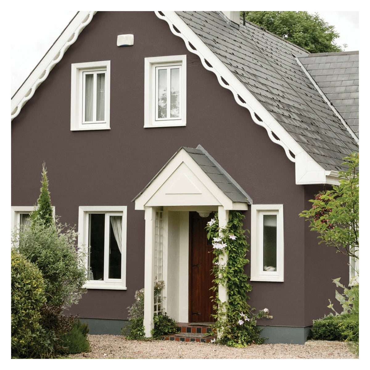 Sandtex Smooth Masonry Paint Bitter Chocolate 5L, view 2