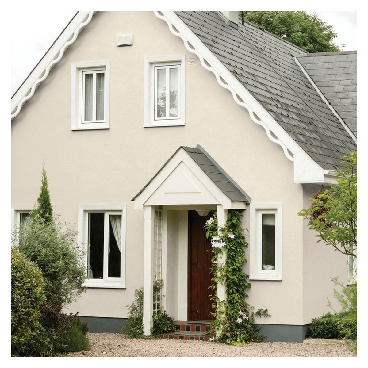 Sandtex Smooth Masonry Paint 5L tin in Sandstone, view 3