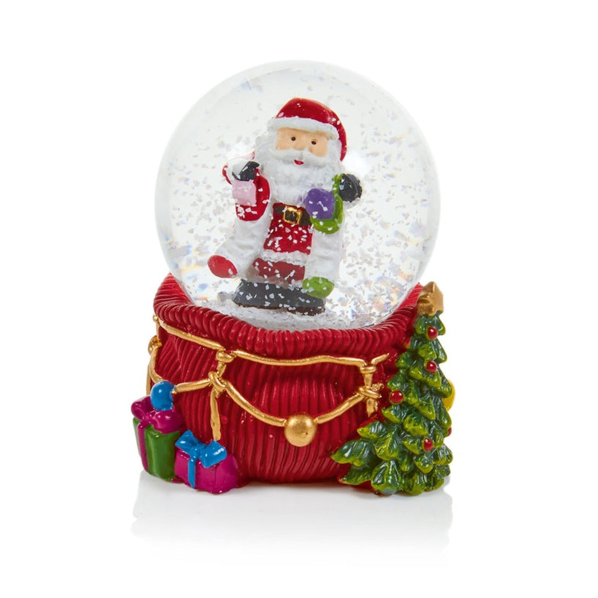 Santa With Sack Waterglobe - 45mm Assorted, view 2