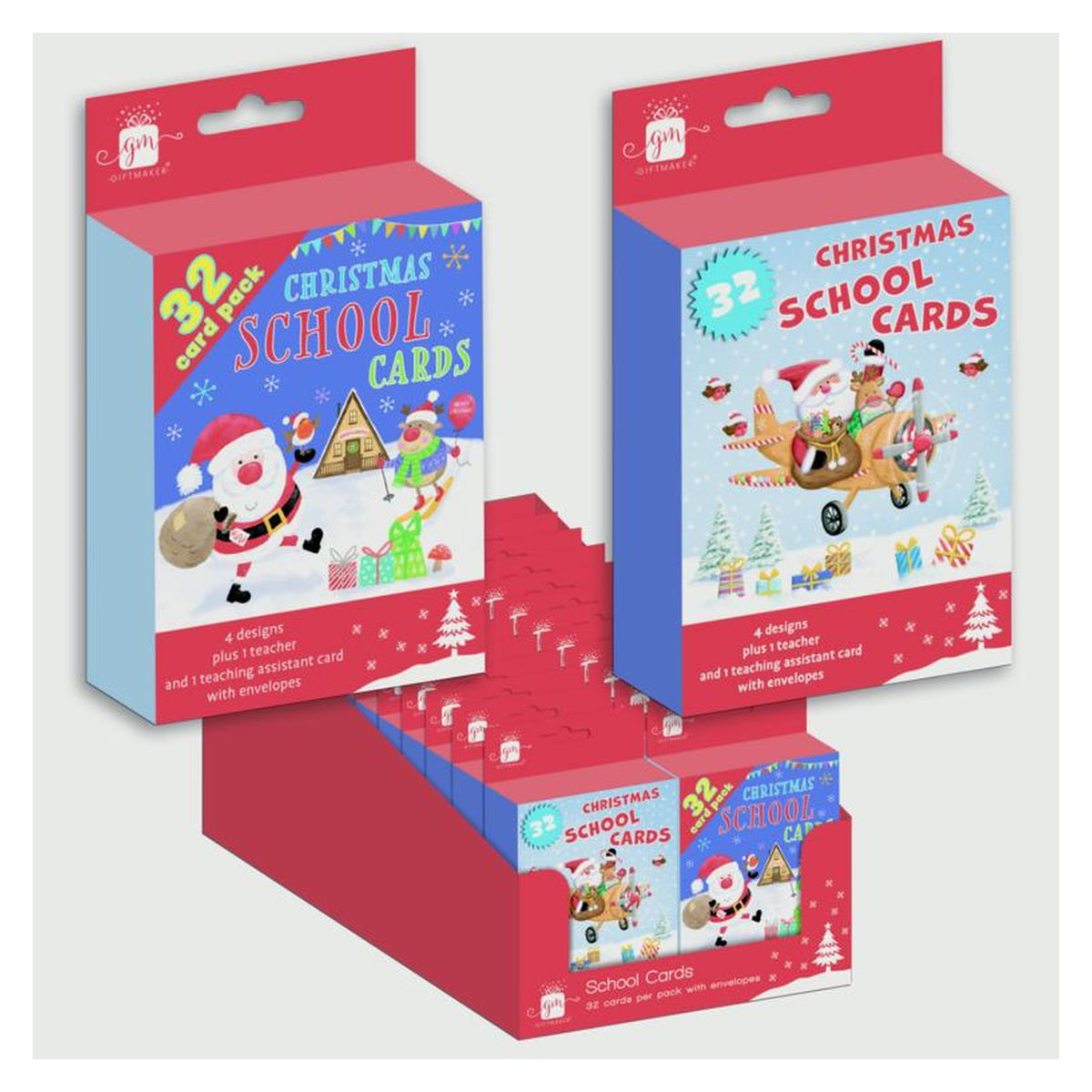 School Pack Christmas Cards - Pack 32