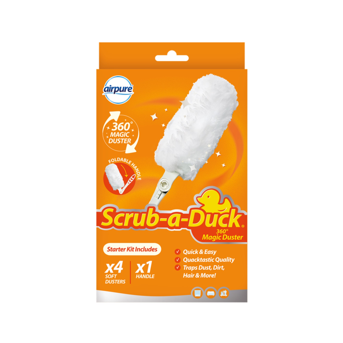 Scrub A Duck 360 Magic Duster - Pack 4