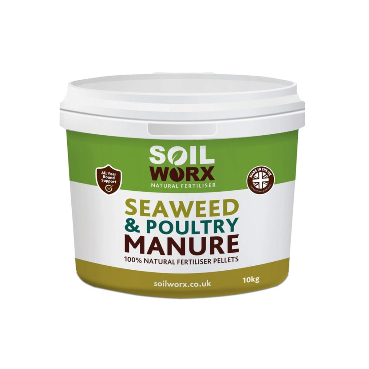 Seaweed & Poultry Manure Pellets - 10kg Bucket