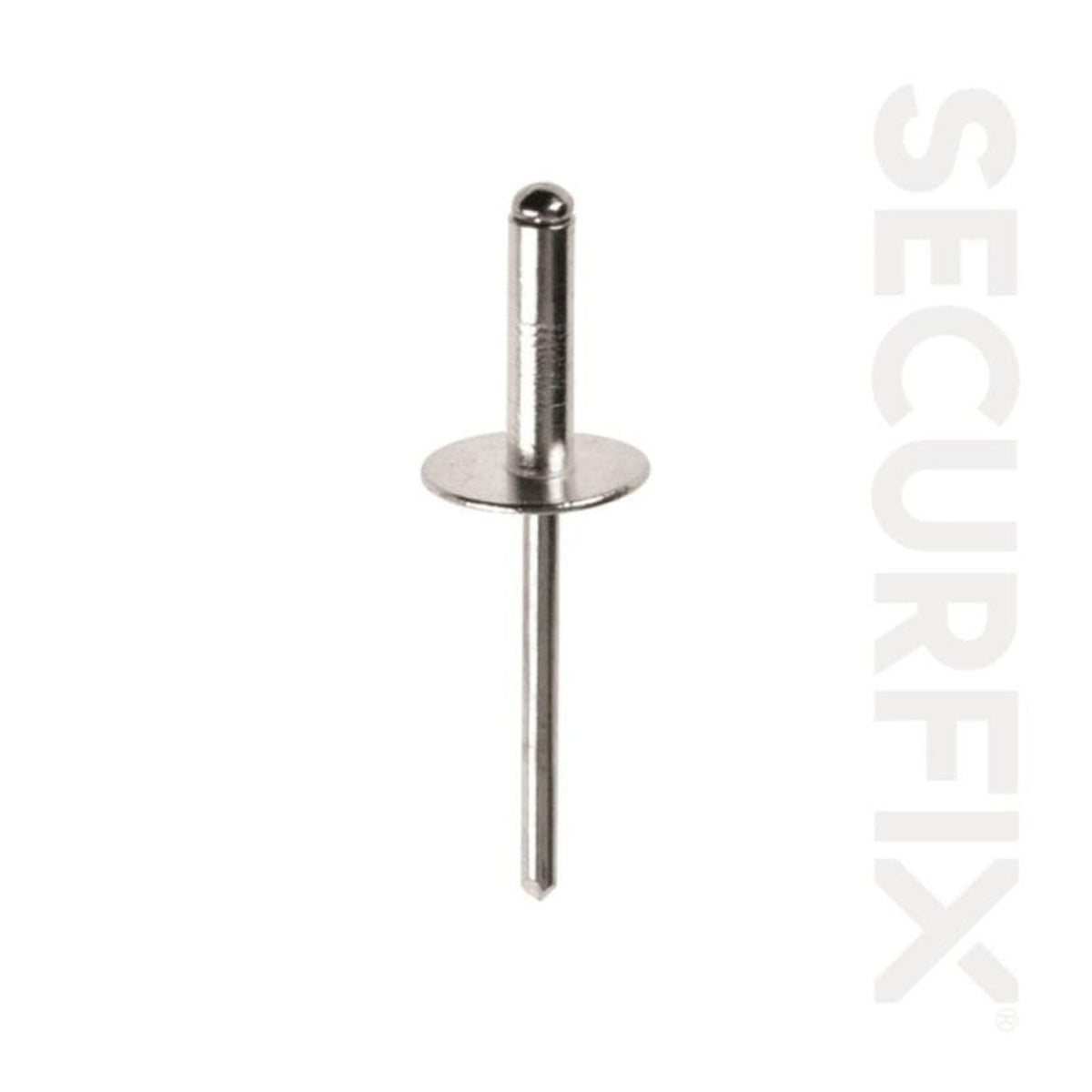 Pack of 90 Securfix domehead rivets, 4.0 x 14mm