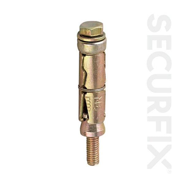 Securfix M8 x 95mm expansion bolt anchors, 10 pack