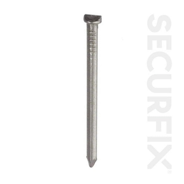 Securfix 75mm bright oval nails 250g