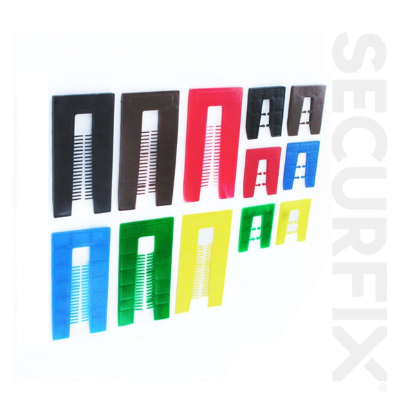 Securfix assorted square frame packer shims, pack of 200