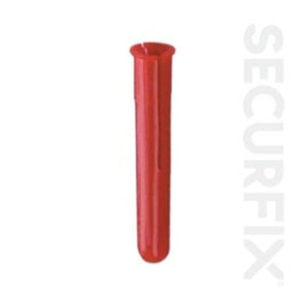 Pack of 1000 Securfix red wall plugs