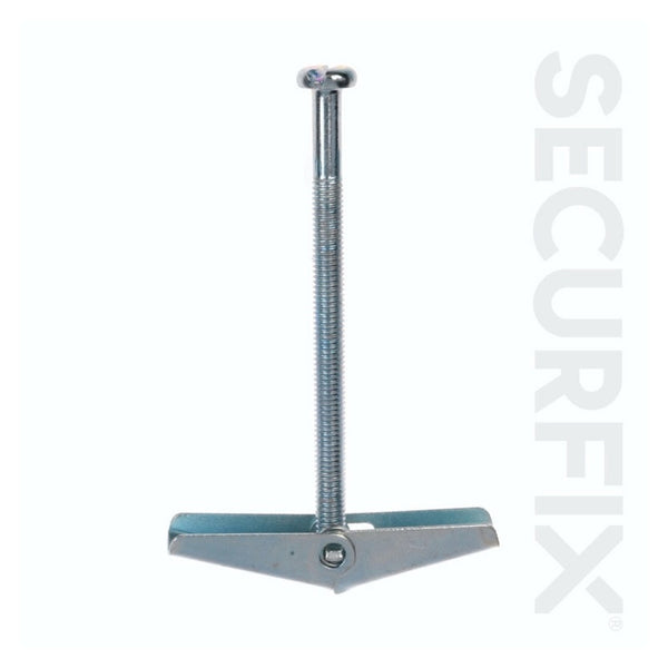 Securfix M5 x 50mm wing toggle, pack of 20